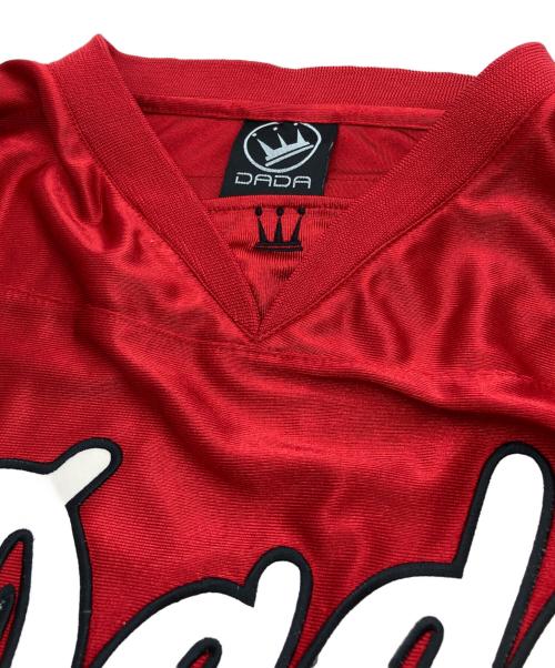 DADA SUPREME（ダダ スプリーム）DADA SUPREME (ダダ スプリーム) ゲームシャツ レッド サイズ:XLの古着・服飾アイテム