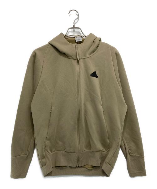 adidas（アディダス）adidas (アディダス) Z.N.E. ウィンタライズドトラックジャケット ベージュ サイズ:Mの古着・服飾アイテム