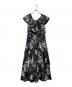 Her lip to（ハーリップトゥ）の古着「Anemone Ruffled Long Dress」｜ネイビー