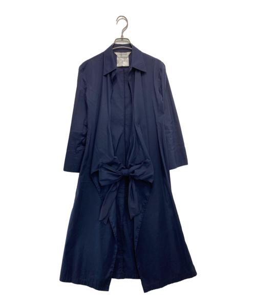 MaxMara（マックスマーラ）MaxMara (マックスマーラ) シャツワンピース ネイビー サイズ:38の古着・服飾アイテム