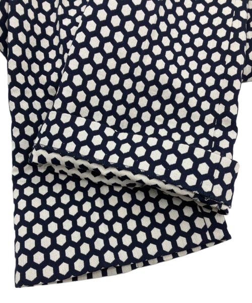 ESCADA（エスカーダ）ESCADA (エスカーダ) ジャガードパンツ ネイビー×ホワイト サイズ:32の古着・服飾アイテム