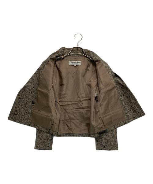 Christian Dior PRET-A-PORTER（クリスチャンディオールプレタポルテ）Christian Dior PRET-A-PORTER (クリスチャンディオールプレタポルテ) ［OLD］ウールジャケットセットアップ ベージュ サイズ:9の古着・服飾アイテム