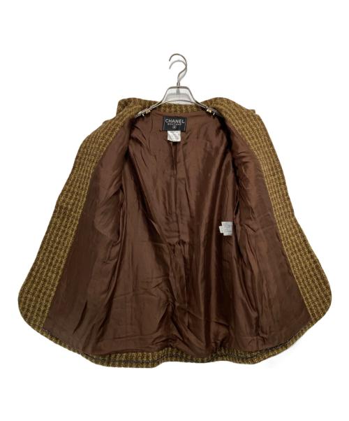 CHANEL（シャネル）CHANEL (シャネル) ［OLD］90's ウールジャケットセットアップ ブラウン サイズ:40の古着・服飾アイテム