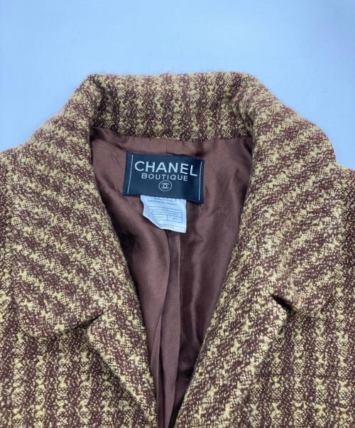 CHANEL（シャネル）CHANEL (シャネル) ［OLD］90's ウールジャケットセットアップ ブラウン サイズ:40の古着・服飾アイテム