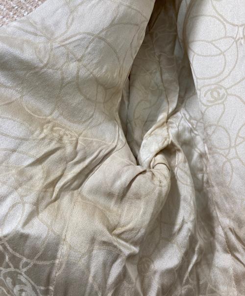 CHANEL（シャネル）CHANEL (シャネル) ［OLD］ツイードジャケットセットアップ ベージュ サイズ:42の古着・服飾アイテム