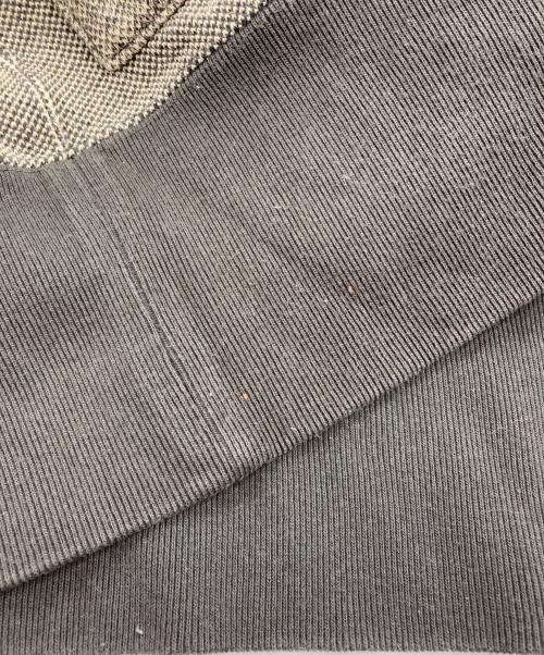 NIGEL CABOURN（ナイジェルケーボン）NIGEL CABOURN (ナイジェルケーボン) コットン スウェット カーディガン “MIX ZAKZAK” ベージュ サイズ:50の古着・服飾アイテム