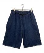 NIGEL CABOURNナイジェルケーボン）の古着「NEW GYM SHORTS 12oz DENIM」｜インディゴ