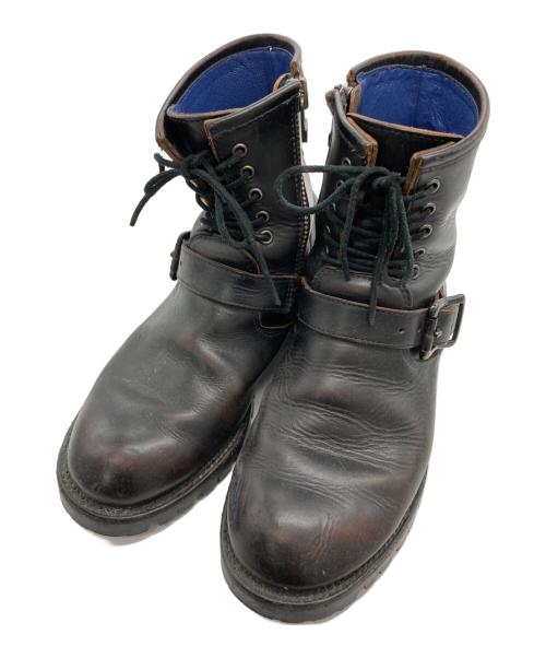 PADRONE（パドローネ）PADRONE (パドローネ) レザーブーツ ブラウン サイズ:42の古着・服飾アイテム