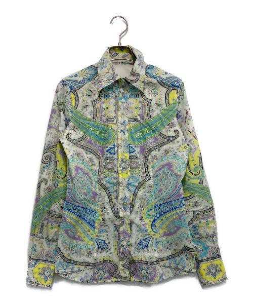 ETRO（エトロ）ETRO (エトロ) ペイズリー柄シャツ マルチカラー サイズ:40の古着・服飾アイテム