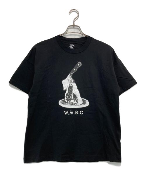 WHITE MOUNTAINEERING（ホワイトマウンテ二アニング）WHITE MOUNTAINEERING (ホワイトマウンテ二アニング) ステーキTシャツ ブラックの古着・服飾アイテム