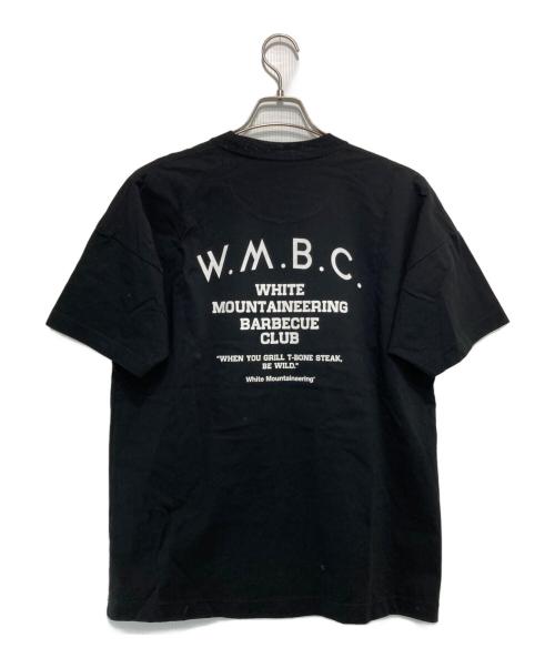 WHITE MOUNTAINEERING（ホワイトマウンテ二アニング）WHITE MOUNTAINEERING (ホワイトマウンテ二アニング) ステーキTシャツ ブラックの古着・服飾アイテム
