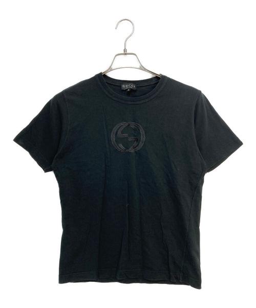 GUCCI（グッチ）GUCCI (グッチ) インターロッキングG刺繍カットソー ブラック サイズ:Sの古着・服飾アイテム