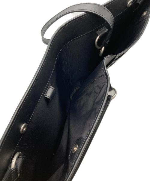 ADER error（アーダーエラー）ADER error (アーダーエラー) 二つ折り 2WAYショルダーバッグ ブラックの古着・服飾アイテム