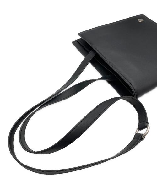 ADER error（アーダーエラー）ADER error (アーダーエラー) 二つ折り 2WAYショルダーバッグ ブラックの古着・服飾アイテム