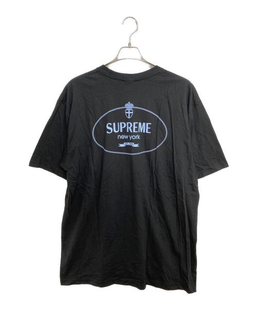SUPREME（シュプリーム）SUPREME (シュプリーム) crest tee ブラック サイズ:XLの古着・服飾アイテム