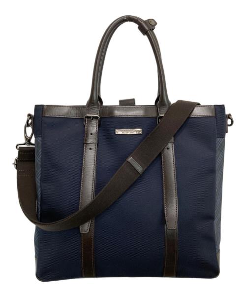 BURBERRY BLACK LABEL（バーバリーブラックレーベル）BURBERRY BLACK LABEL (バーバリーブラックレーベル) 2WAYトートバッグ ネイビーの古着・服飾アイテム