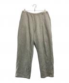 COMOLIコモリ）の古着「コットン吊裏毛スウェットパンツ」｜グレー