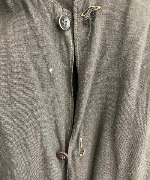 COMOLI（コモリ）COMOLI (コモリ) レーヨンオープンカラーシャツ ブラック サイズ:3の古着・服飾アイテム