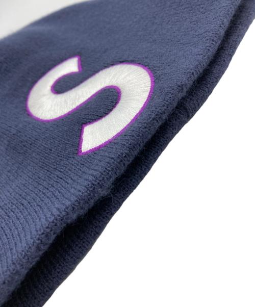 SUPREME（シュプリーム）Supreme (シュプリーム) ニット帽 ネイビーの古着・服飾アイテム