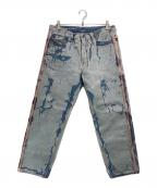 DIESELディーゼル）の古着「STRAIGHT FIT MID-RIZE LIGHTLY JEANS」｜インディゴ
