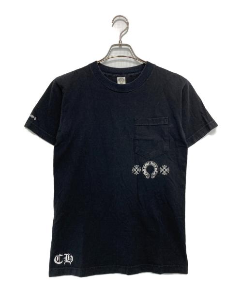 CHROME HEARTS（クロムハーツ）CHROME HEARTS (クロムハーツ) ポケットTシャツ ブラック サイズ:Sの古着・服飾アイテム