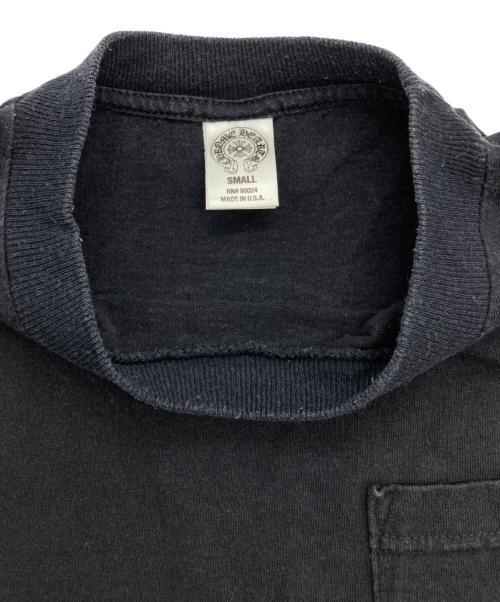 CHROME HEARTS（クロムハーツ）CHROME HEARTS (クロムハーツ) ポケットTシャツ ブラック サイズ:Sの古着・服飾アイテム