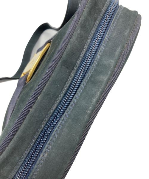 Salvatore Ferragamo（サルヴァトーレ フェラガモ）Salvatore Ferragamo (サルヴァトーレ フェラガモ) ヴァラ ショルダーバッグ ネイビーの古着・服飾アイテム