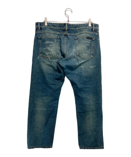 DOLCE & GABBANA（ドルチェ＆ガッバーナ）DOLCE & GABBANA (ドルチェ＆ガッバーナ) ダメージデザインデニムパンツ インディゴ サイズ:50の古着・服飾アイテム