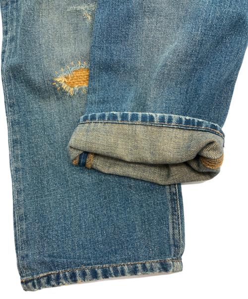 DOLCE & GABBANA（ドルチェ＆ガッバーナ）DOLCE & GABBANA (ドルチェ＆ガッバーナ) ダメージデザインデニムパンツ インディゴ サイズ:50の古着・服飾アイテム