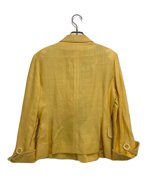 DIOR MADEMOISELLE（マドモアゼルディオール）DIOR MADEMOISELLE (マドモアゼルディオール) ［古着］テーラードジャケット イエロー サイズ:Mの古着・服飾アイテム