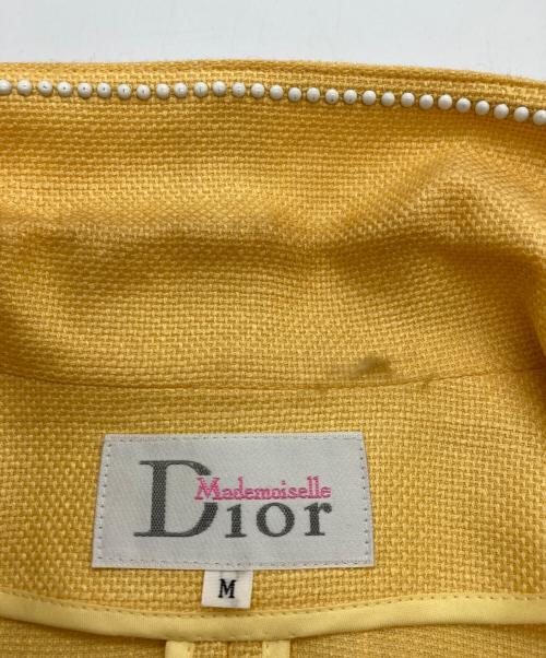 DIOR MADEMOISELLE（マドモアゼルディオール）DIOR MADEMOISELLE (マドモアゼルディオール) ［古着］テーラードジャケット イエロー サイズ:Mの古着・服飾アイテム