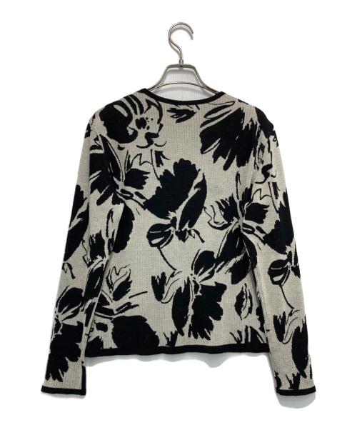 Christian Dior（クリスチャン ディオール）Christian Dior (クリスチャン ディオール) ［OLD］ジャガードジップカーディガン ホワイト サイズ:Mの古着・服飾アイテム