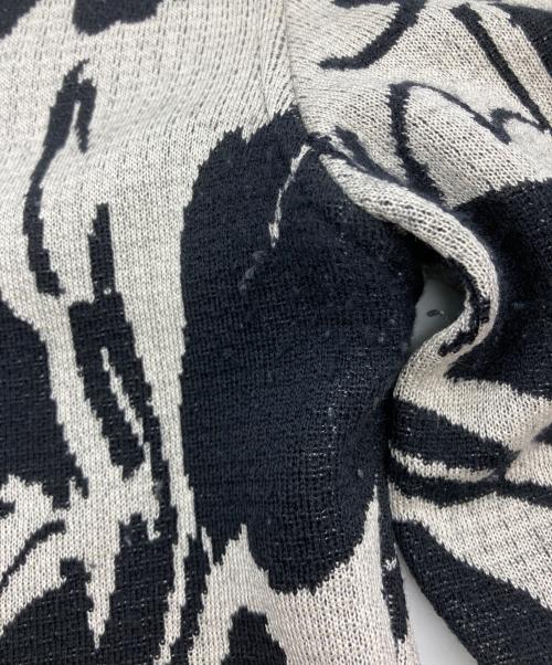 Christian Dior（クリスチャン ディオール）Christian Dior (クリスチャン ディオール) ［OLD］ジャガードジップカーディガン ホワイト サイズ:Mの古着・服飾アイテム