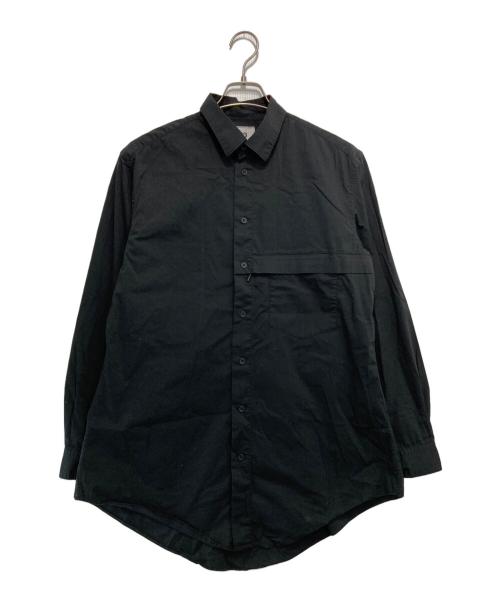 Y-3（ワイスリー）Y-3 (ワイスリー) ジップポケットシャツ ブラック サイズ:Sの古着・服飾アイテム