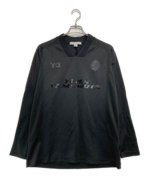 Y-3（ワイスリー）Y-3 (ワイスリー) U LOGO LS TEE ブラック サイズ:Mの古着・服飾アイテム