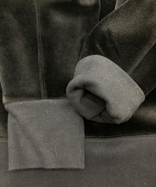 Y-3（ワイスリー）Y-3 (ワイスリー) U SQUARE VELVET SPACER CREW SWEATSHIRT ブラック サイズ:ｍの古着・服飾アイテム