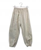 中川政七商店ナカガワマサシチショウテン）の古着「コットンリネンジョガーパンツ」｜ベージュ