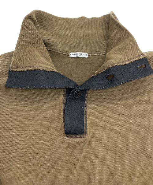 STONE ISLAND（ストーンアイランド）STONE ISLAND (ストーンアイランド) ハイネックスウェット ブラウン サイズ:Mの古着・服飾アイテム