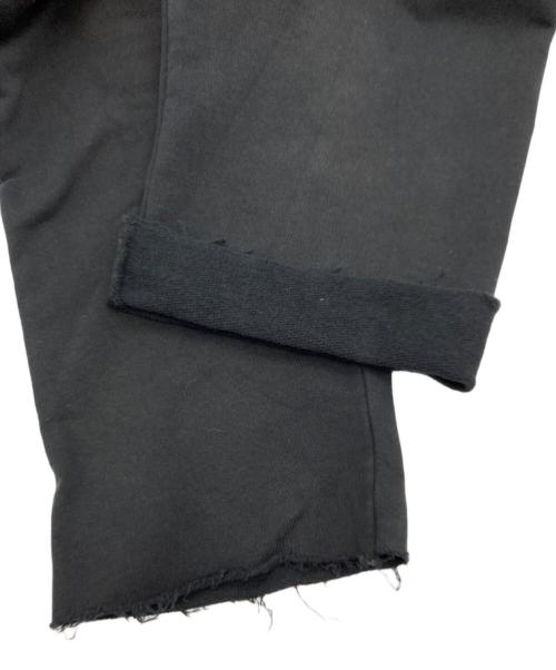 Maison Margiela（メゾンマルジェラ）Maison Margiela (メゾンマルジェラ) ドローストロングスウェットパンツ/ ブラック サイズ:44の古着・服飾アイテム