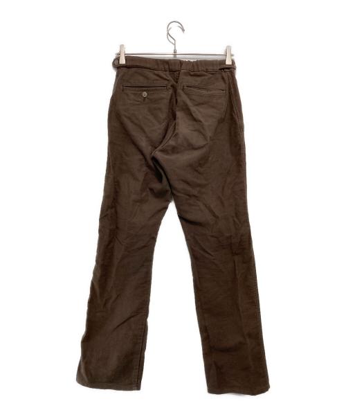 COMME des GARCONS HOMME PLUS（コムデギャルソンオムプリュス）COMME des GARCONS HOMME PLUS (コムデギャルソンオムプリュス) コットンフランネルパンツ ブラウン サイズ:Sの古着・服飾アイテム