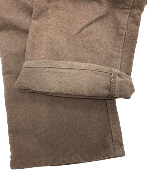 COMME des GARCONS HOMME PLUS（コムデギャルソンオムプリュス）COMME des GARCONS HOMME PLUS (コムデギャルソンオムプリュス) コットンフランネルパンツ ブラウン サイズ:Sの古着・服飾アイテム