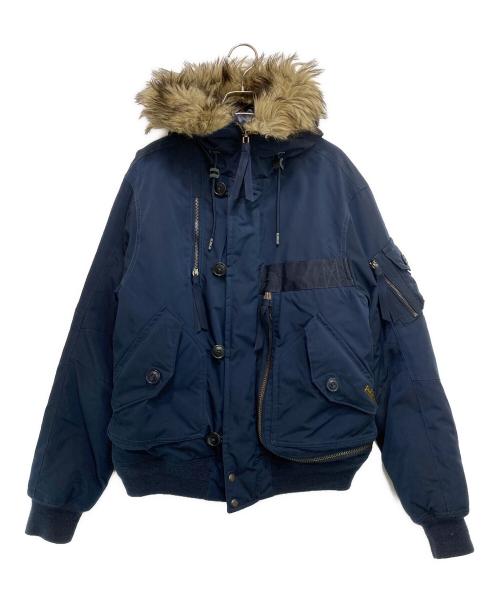 POLO RALPH LAUREN（ポロ・ラルフローレン）POLO RALPH LAUREN (ポロ・ラルフローレン) N2-Bタイプダウンジャケット ネイビー サイズ:Sの古着・服飾アイテム
