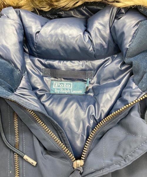 POLO RALPH LAUREN（ポロ・ラルフローレン）POLO RALPH LAUREN (ポロ・ラルフローレン) N2-Bタイプダウンジャケット ネイビー サイズ:Sの古着・服飾アイテム