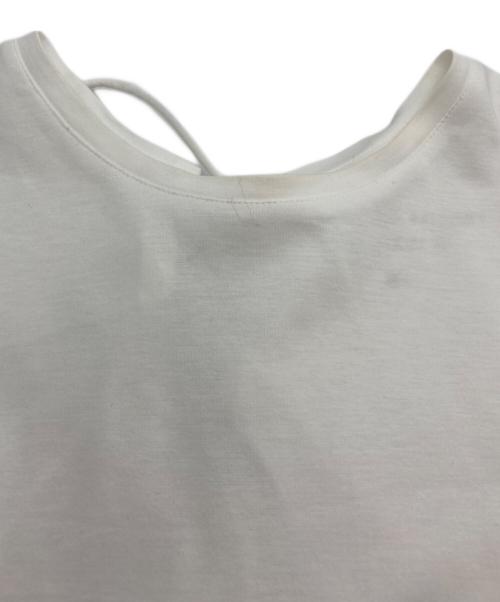 DANSKIN（ダンスキン）DANSKIN (ダンスキン) BORDERS at BALCONY TIERED TOP ホワイト サイズ:36-DAの古着・服飾アイテム