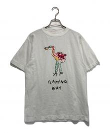 45R（フォーティファイブ・アール）の古着「フラミングウェイ半袖Tシャツ」｜ホワイト