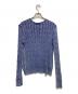 POLO RALPH LAUREN (ポロ・ラルフローレン) ウォッシュ加工ケーブルニット ブルー サイズ:M（165/92A）：10000円