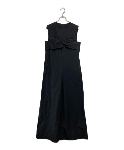 LE PHIL（ル フィル）LE PHIL (ル フィル) コットンナイロンオールインワン ブラックの古着・服飾アイテム