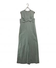 LE PHIL（ル フィル）の古着「コットンナイロンオールインワン」｜ミントグリーン