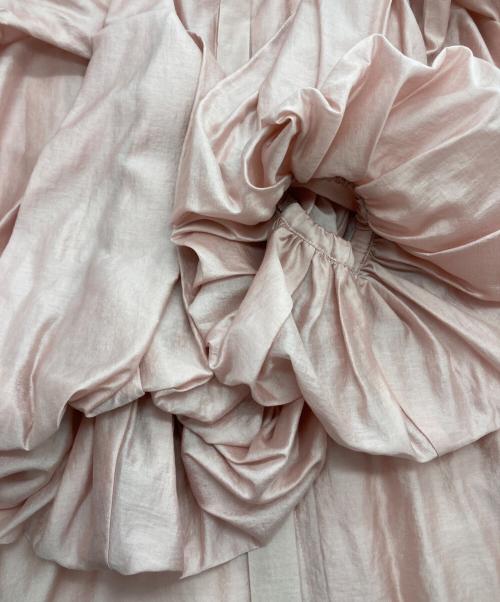 LE PHIL（ル フィル）LE PHIL (ル フィル) シアーローンボリュームスリーブブラウス ピンク サイズ:Fの古着・服飾アイテム