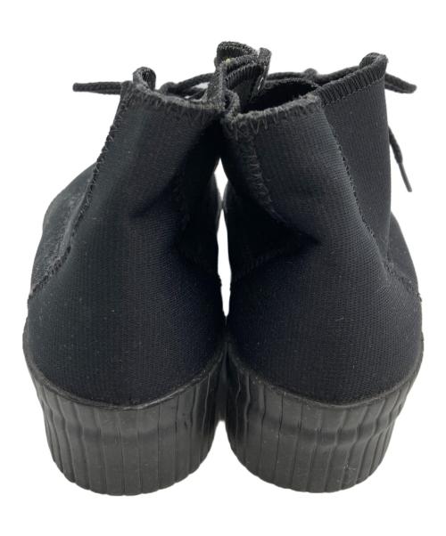 Y's（ワイズ）Y's (ワイズ) プラットフォームハイカットスニーカー ブラック サイズ:LLの古着・服飾アイテム